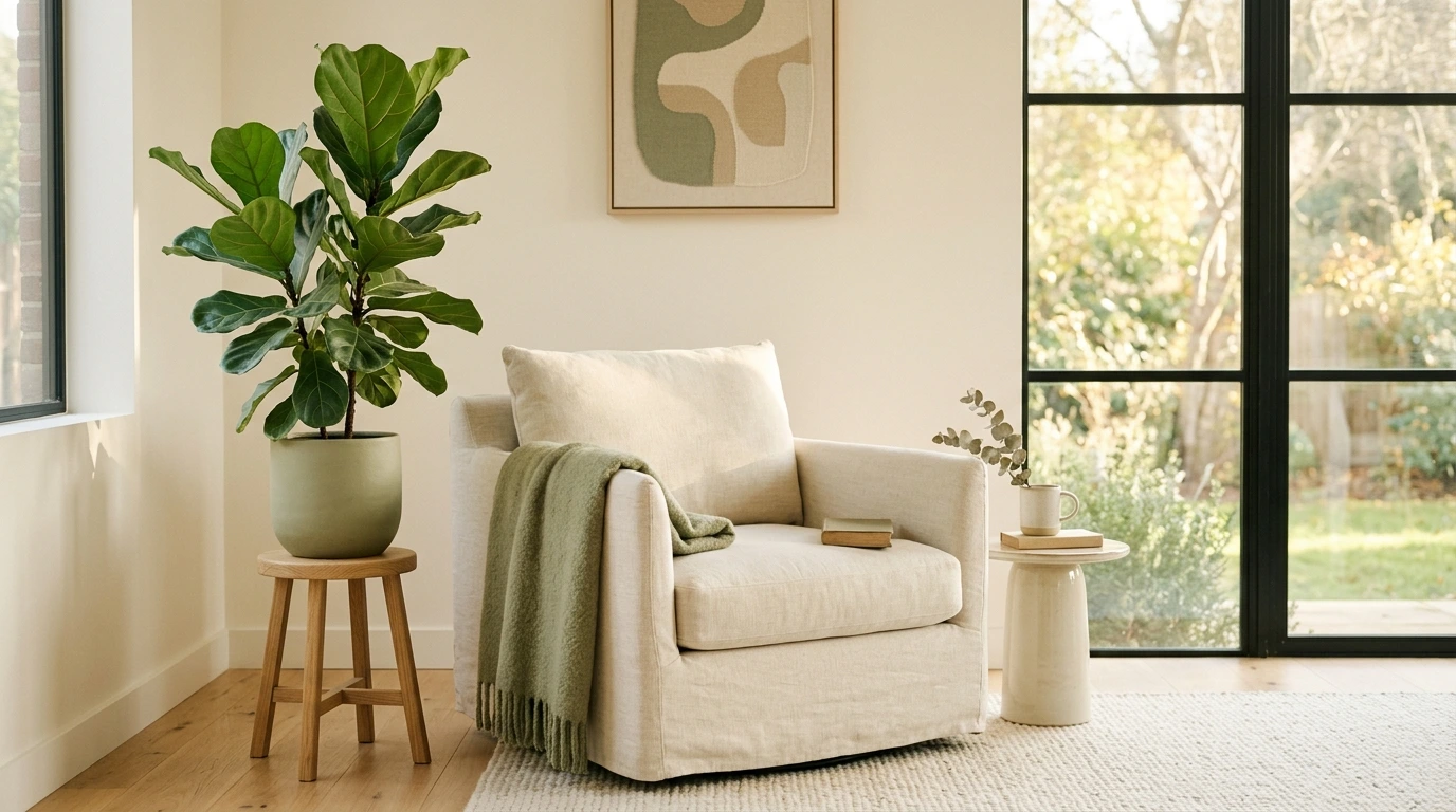 Intérieur calme et lumineux propice à la détente