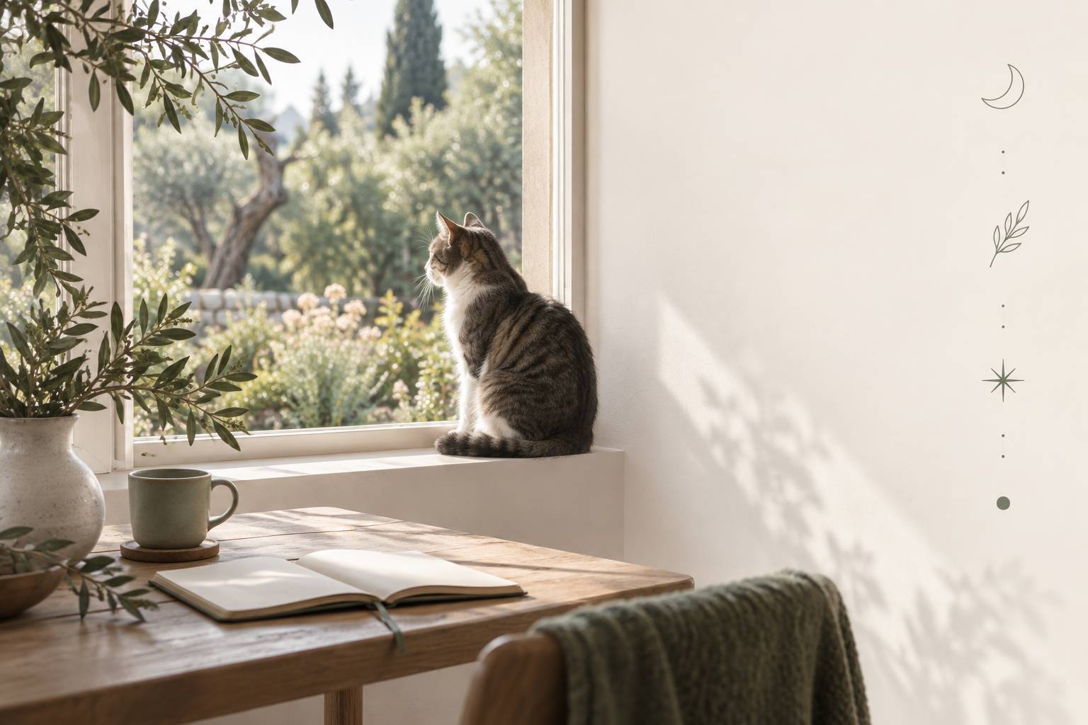 Illustration éditoriale du sujet : Ce que vos rêves de chats révèlent sur vos désirs cachés que vous refusez d'admettre